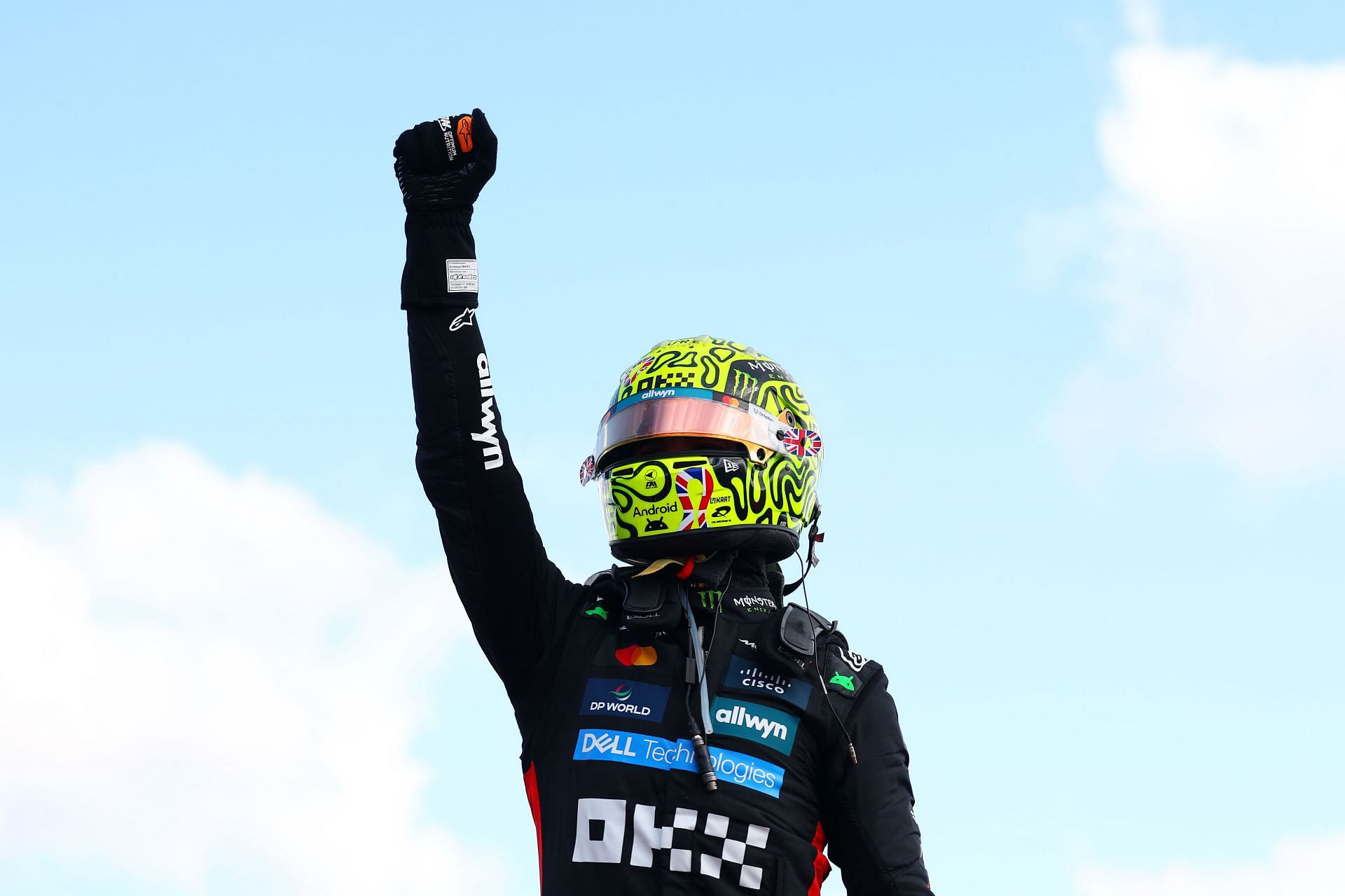 Lando Norris after the British Grand Prix - Source: Getty
